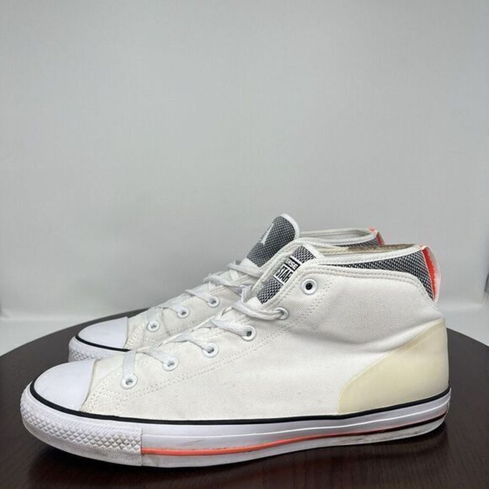 Converse Chuck Taylor Shoes Men's 12 White Syde Street Mid Street Mid Sneakers